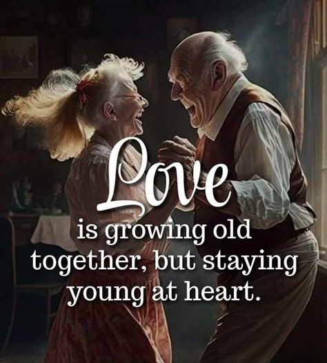 Growing Old Together Quotes, Love Your Husband Quotes, Inspirational Quotes For Husband, Old Fashion Love, Painting Of Love, A Godly Relationship, Old Love Quotes, My Happy Family, Old Couple In Love