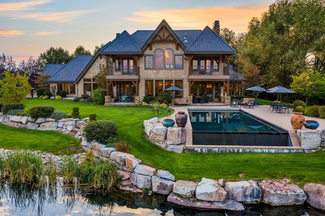 Eagle, Idaho Luxury Waterfront Estate Eagle Idaho, Real Estate Luxury, Luxury Real Estate Marketing, Million Dollar Homes, Private Home, Like Instagram, Drone Photography, Relocation, Luxury Real Estate