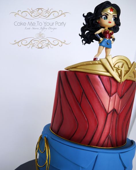 Wonder Woman Cake, Aaliyah Birthday, Wonder Woman Party, Lemon Buttercream, Camo Designs, Celebration Cakes, White Chocolate, Butter Cream, Raspberry