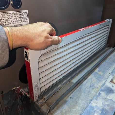 How to Change a Furnace Filter Mobile Home Furnace, Handyman Hacks, Blast Furnace Diagram, Redcar Blast Furnace, Furnace Maintenance, Oil Furnace, System Kitchen, Furnace Repair, Furnace Filters