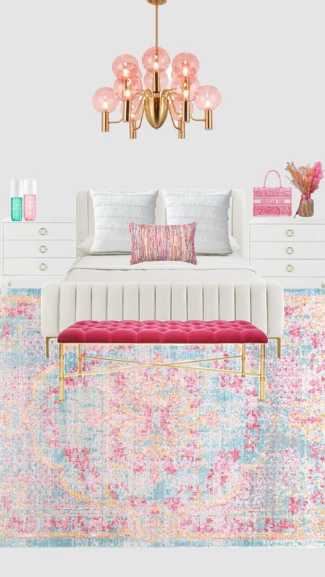 Ideas For Big Bedrooms, Pink And Blue Dorm Room, Auburn Dorm, Cottage Contemporary, Industrial Coastal, Front Yard Flower Bed, Eclectic Coastal, Boho Modern Farmhouse, College Dorm Room Inspiration