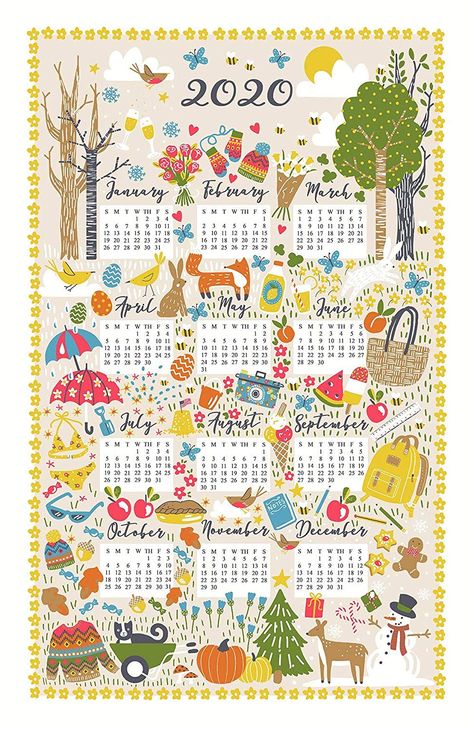 Ulster Weavers Seasonal Cotton 2020 Calendar Tea Towel Made in Ireland: Amazon.co.uk: Kitchen & Home Season Calendar, Art Biz, Fashion Drawing Sketches, Annual Calendar, 2020 Calendar, 2023 Calendar, Calendar 2020, Digital Calendar, Art Calendar