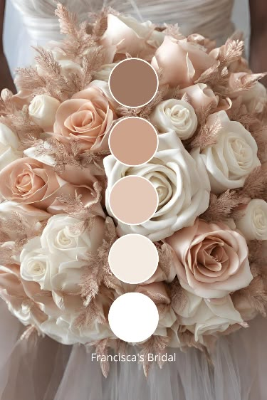 White Peach Color Palette, Wedding Colors For May Weddings, Blush Pink Gold White Color Palette Wedding, August Themed Wedding, Color Swatches For Wedding, Champagne Wedding With Pops Of Color, Colors For October Wedding, Pearl Pink Wedding Color Schemes, Wedding Invitations Color Palettes