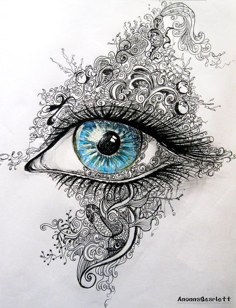 this eye is like love it is pretty and love is a pretty thing Human Eye Drawing, Realistic Eye Drawing, Eyes Artwork, Human Drawing, Zentangle Drawings, Mandala Design Art, Human Art, Mandala Drawing, Zentangle Art