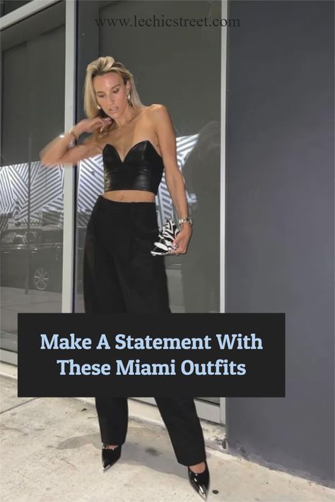 Make A Statement With These Miami Outfits. Headed to Miami and need miami outfits for a night out outfit. These sexy night out look are perfect for miami fashion and miami outfits night. These miami looks are perfect for club outfits or a night out outfit to a restaurant or club. Plenty of inspo for miami vacation outfits. #miamioutfits #miamioutfit #miamifashion #nightoutoutfit #nightoutoutfits #cluboutfits #miami Night Out Outfit Restaurant, Night In Miami Outfit, Night Out In Miami Outfit, Miami Chic Outfit, Miami Party Outfits, Miami Going Out Outfits, Miami Brunch Outfit, Miami Dinner Outfit, Miami Outfits Night Clubwear