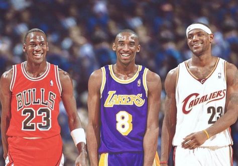 Love this picture. Michael Jordan, Kobe Bryant, LeBron James Lebron James Michael Jordan Kobe Bryant, Kobe Michael Lebron, Kobe And Jordan, Jordan Kobe Lebron, Kobe Bryant And Michael Jordan, Michael Jordan And Lebron James, Michael Jordan And Kobe Bryant, Jordan And Kobe, Lebron James Michael Jordan