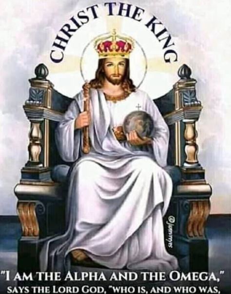 Christ The King Images, The King Aesthetic, King Images, I Am The Alpha, Anima Christi, Christ King, Lord King, Jesus Christ Painting, Jesus Christ Art