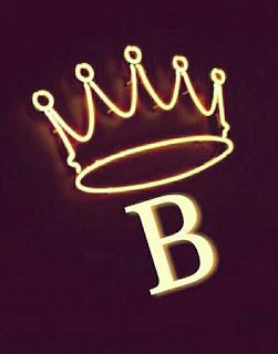 B Alphabet Letter Dp Pics Wallpaper for Whatsapp n Facebook - Wallpaper DP B Wallpaper, The Letter B, Letter B, Neon Lights, Crown, Neon