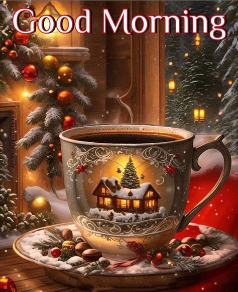 Christmas Coffee - Good Morning quotes coffee christmas good morning good morning quotes good morning images good morning christmas quotes good morning christmas images Good Morning Christmas, Merry Christmas Pictures, Christmas Scenery, Good Morning Picture, Morning Pictures, Christmas Scenes, Christmas Scene, E Card, Christmas Coffee