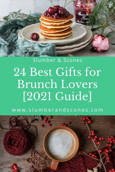 Check off your Christmas list this year with 24 gift ideas for anyone who loves eating, cooking, hosting, or drinking brunch. Each of these gifts adds a fun new element to the best meal of the week for your favorite brunch lover. Or spoil yourself! #brunch #giftideas Gift Ideas For Anyone, Brunch Club, Bottomless Mimosas, Perfect Brunch, Beautiful Table Settings, Brunch Menu, French Toast Recipe, Cute Kitchen, Brunch Party