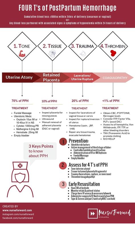 PPH_fourTs_nurse_forward_infographic_final Obstetrics Nursing, Postpartum Hemorrhage, Newborn Nursing, Midwifery Student, Postpartum Nursing, Labor Nurse, Nursing Mnemonics, Neonatal Nurse, Nursing School Survival