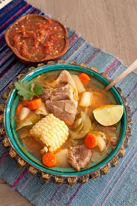 Delicious and Hearty Soups to Warm the Soul Sancocho Recipe, Mexican Beef Soup, Mexican Beef Stew, Mexican Vegetables, Mexican Beef, Beef Shank, Hearty Comfort Food, Vegetable Beef Soup, Hearty Soup