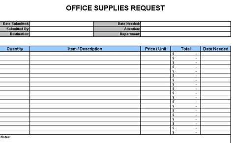 free office supply list template | Free Online Business Document Templates: OFFICE SUPPLIES REQUEST Supply List Template, Office Supplies Gift Basket, Office Supplies List, Purchase Order Form, Order Template, Order Form Template Free, Office Administration, Make Business Cards, Job Application Form