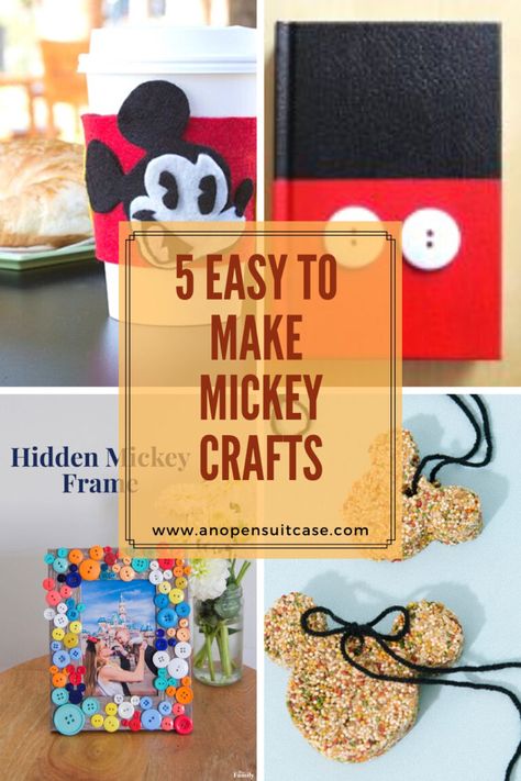 Disney Crafts For Adults Diy Ideas, Homemade Disney Gifts Diy, Easy Disney Sewing Projects, Diy Disney Crafts For Adults, Homemade Disney Gifts, Mickey Mouse Crafts For Adults, Diy Disney Magnets, Disney Inspired Crafts, Disney Themed Crafts For Kids