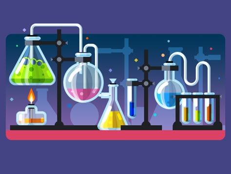 Chemistry Lab Equipment, Science Display, Profitable Business Ideas, Chemistry Art, Science Room, Web Illustration, Chemistry Lab, Medical Laboratory Science, Chemical Products