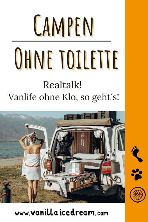 „Wo gehst du aufs Klos?“ eine der häufigsten Fragen, die einem Vanlifer gestellt wird, denn nicht jeder Camper hat eine Toilette. Leben im Van bedeutet leben auf kleinstem Raum, Platz für eine Campingtoilette zu verschwenden will sich nicht jeder leisten. Hier geht es um das echte Vanlife, mit Tipps und Tricks zum Toilettengang als Vanlifer & Camper und was du dabei beachten musst! Weitere Ausbautipps für deinen DIY Camper und Reise Inspirationen findest du auf www.vanillaicedream.com Diy Vans, Camper Hat, Ducato Camper, Suv Camper, Diy Camper, Van Camping, Fiat Ducato, Low Budget, Van Life