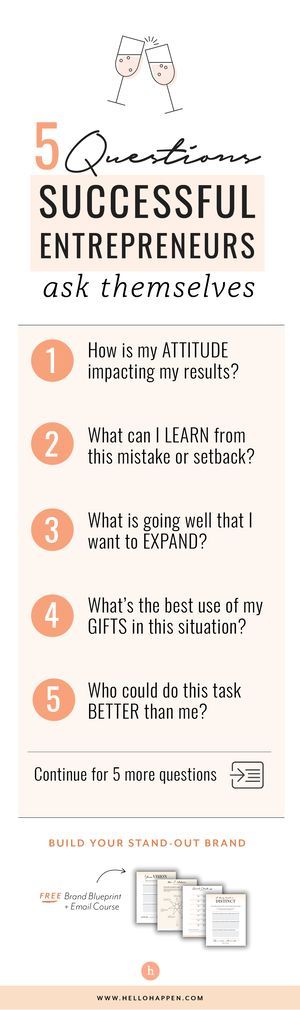 5 Questions Successful Entrepreneurs Ask Themselves / mindset / building a business / business coach / motivation #motivation #businessmotivation #mindset #femaleentrepreneur Manifest Business, Entrepreneur Quotes Women, Coaching Questions, Successful Entrepreneur, Right Mindset, Branding Coach, Entrepreneur Inspiration, Sales Strategy, Building A Business