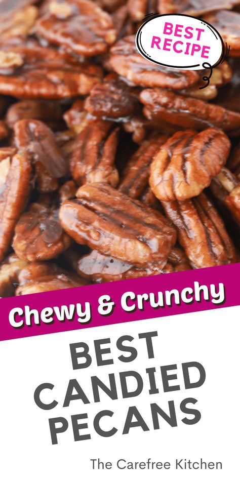 Crunchy Candied Pecans, Caramel Nuts Recipe, Toasted Candied Pecans, Candy Coated Pecans, How To Make Candied Pecans, Candy Pecans Recipe Easy, Little Weenies Recipe, Christmas Pecans, Glazed Nuts Recipe