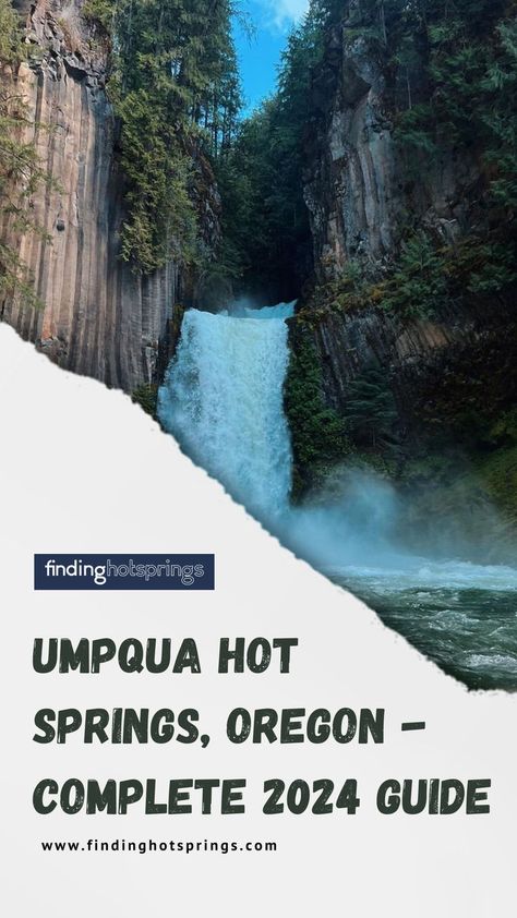 Umpqua Hot Springs, Oregon - Complete 2024 Guide | Umpqua Hot Springs Reviews Hot Springs Oregon, Umpqua Hot Springs, Southern Oregon, Mineral Water, Raw Beauty, The Wilderness, National Forest, Hot Springs, Lush