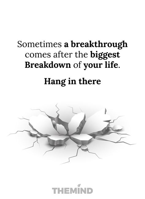 #quotes #breakdownofyourlife #hanginthere #breakthrough Break Through Quotes, Breakthrough Quotes, Take A Break Quotes, Breakdown Quotes, Prayer Vision Board, Eating Quotes, Hard Work Quotes, Proverbs Quotes, Hang In There