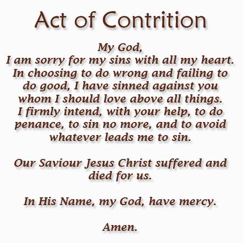 Catholic Confession, Nighttime Prayers, Act Of Contrition, Ccd Activities, Confession Prayer, Prayer Changes Everything, Nighttime Prayer, Eagle Scout Ceremony, Catholic Prayers Daily