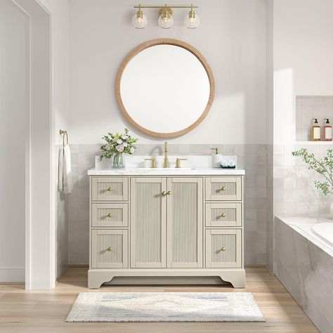 Powder room vanity