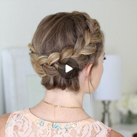 Melissa Cook on Instagram: "The classic Dutch Crown Braid 👑💕 Learn my tips for creating a seamless braid by checking out my tutorial on YouTube! Direct link in my bio! 👈😘" Dutch Crown Braid, How To Do A Crown Braid, Easy Crown Braid Tutorial, Crown Dutch Braid, How To Braid A Crown Hair Tutorials, Crown Braid Tutorial, Hair Braid Crown Tutorial, Braided Crown Tutorial Easy, Braid Crown