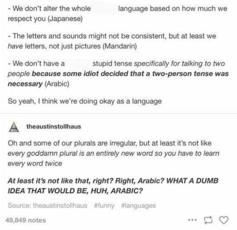 Language Jokes, Tumblr Writing, Learning A Language, German Language Learning, Foreign Language Learning, French Language Learning, History Humor, Spanish Language Learning, Classroom Language