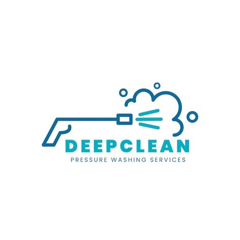 Powerwashing Logo, Clean Service Logo, Cleaning Service Branding, Cleaning Branding, Power Washing Logo, Cleaning Logo Business, Pressure Washing Logo, Cleaning Business Logo, Ovo Owl