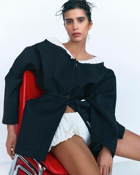 MICA ARGANARAZ FOR THE GENTLEWOMAN - FALL WINTER 2023 :: WhyNot Blog Smart Casual Street Style, Gentlewoman Magazine, Porsche Garage, Cara Taylor, Mica Arganaraz, The Gentlewoman, Lifestyle Editorial, Sofia Loren, Editorial Hair