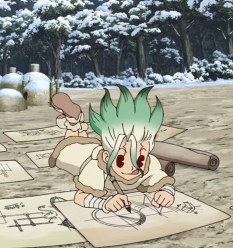 Dr Stone Aesthetic, Dr Stone Pfp, Dr Stone Senku, Stone Tattoo, Senku Ishigami, Stone World, Kaguya Sama, E Mc2, Dr Stone