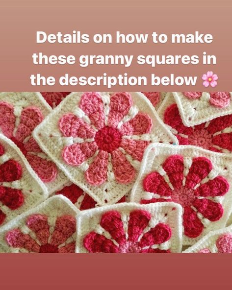 If you would like to make these vintage granny squares you can find a good you tube tutorial on the you tube channel - Adore Crea Crochet - How to Crochet a RETRO DAISY GRANY SQUARE | CLEAR Step by Step Tutorial. @crochet_video_tutorials Happy Crocheting 🌸 Follow @krafted_by_hand #handmade #crochet #crochetlove #crocheting #crochetinspiration #crochetflower #crochetaustralia #crocehtsmallbusiness #grannysquare #grannysquares Retro Daisy Granny Square, Granny Square Tutorial, Vintage Daisy, Retro Daisy, Tutorial Crochet, Crochet Videos Tutorials, Crochet Motifs, You Tube, Crochet Videos