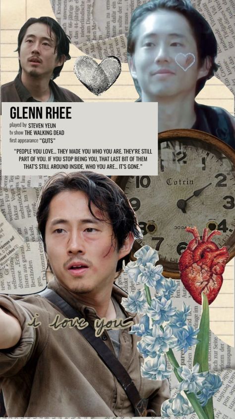 #glenn #twd Glenn Rhee Wallpaper, Twd Tattoo Ideas, Twd Tattoo, Twd Glenn, Glenn Rhee, Steven Yeun, Foto Ideas Instagram, Sketches Easy, Walking Dead