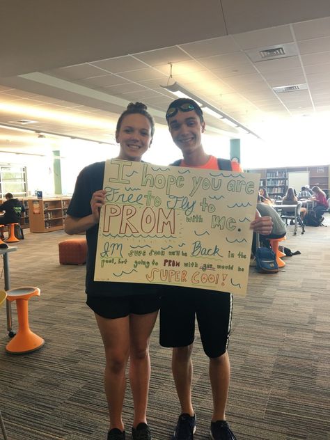 Swimmer Promposal Swim Homecoming Proposal, Swim Proposal, Swimmer Promposal, Swimming Promposal, Swim Hoco Proposals, Swim Promposal, Swimmer Boyfriend, Cute Proposals, Prom Signs