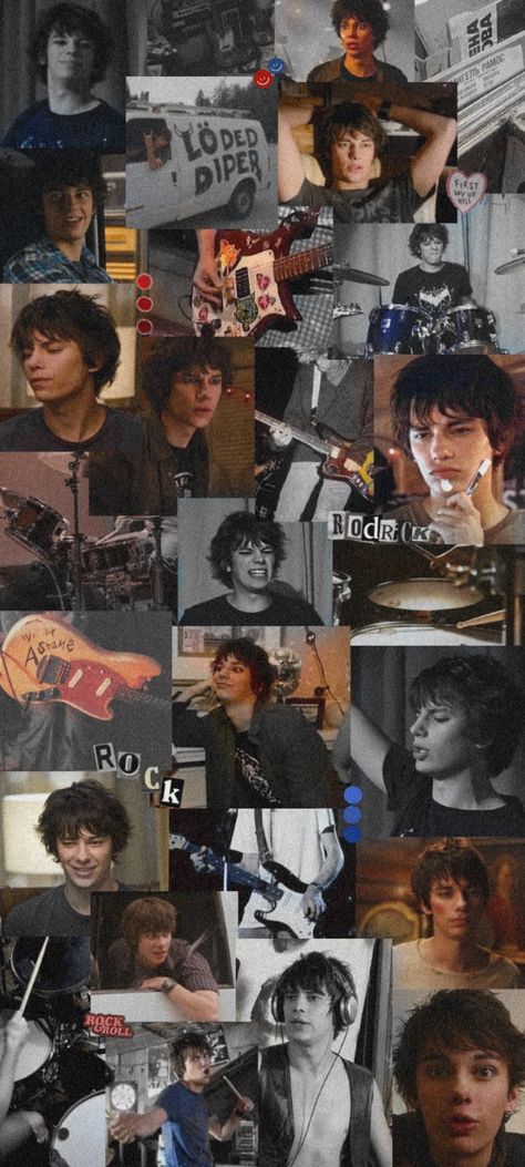 DEVON BOSTICK RODRICK HEFFLEY AESTHETIC WALLPAPER BLUE RED ROCK Rodrick Heffley Collage, Rodrick Heffley Profile Picture, Rodrick Heffley Background, Rodrick Heffley Wallpaper Iphone, Roderick Heffley Wallpaper, Roderick Heffley Aesthetic, Rodrick Heffley Aesthetic Wallpaper, Rodrick Wallpaper, Devon Bostick Wallpaper