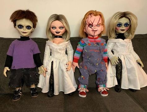 Glen Costume Chucky, Chucky Tiffany And Glen Costumes, Chucky Tiffany And Glen, Chucky Characters, Scary Chucky, Tiffany Bride Of Chucky, Tiffany Bride, Rick And Morty Image, Chucky Movies