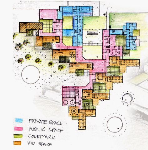 Orphanage Design Architecture, Structuralism Architecture, Orphanage Design, Orphanage Ideas, Geometric Fashion Design, Aldo Van Eyck, Case Study Design, Van Eyck, Architecture Presentation Board