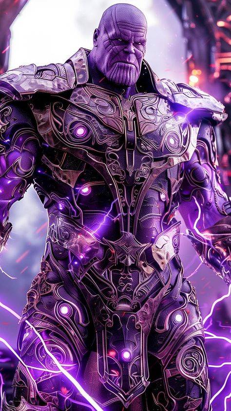 Thanos Wallpaper, Marvel Superheroes Art, Prom Eye Makeup, Iron Man Avengers, Symmetry Art, Marvel Villains, Cool Car Pictures, Photo To Cartoon, New Gods