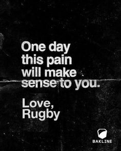 Quotes From Athletes, Rugby Jokes, Rugby Tattoo, Rugby Memes, Rugby Quotes, Motivational Quotes For Kids, Funny Animals With Captions, Rugby Sport, Freshman Year College