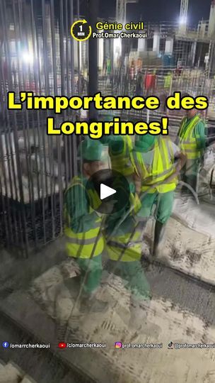 275K views · 3.3K reactions | L'importance des longrines 😮
_____________________________
#omarcherkaoui #BIM #innovation #ingénieur #ingénierie #geniecivil #géotechnique #routes #travauxdeconstruction #maroc #bétonarmé #béton #armature #BTP #chantier #architecture #acier #france #hydraulique #dalle #technologie #ciment #briques #ferraillage #construction #chantier #chantiers | Omar Cherkaoui | Omar Cherkaoui · Original audio Engineering Bricks, Audio, France, Architecture