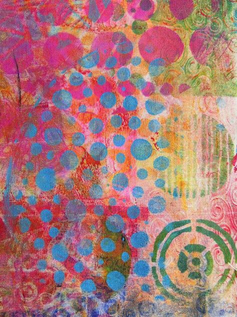 Frieda Oxenham: Gelli Plate Printing on Fabric Mini Art Journal, Gelli Printing Art, Paper Play, Gelli Plate Art, Gelli Plate Printing, Gelli Arts, Gelli Printing, Gelli Plate, Plate Art