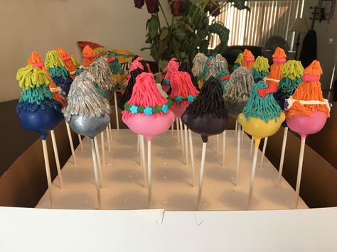 Trolls Chocolate Covered Strawberries, Troll Party Theme, Trolls Cake, Trolls Party, Pop Ideas, Trolls Birthday Party, Troll Party, Birthday Collection, Cake Pop