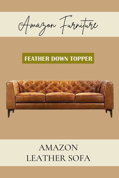 Poly & BARK Essex Leather Couch – 89-Inch Leather Sofa with Tufted Back - Full Grain Leather Couch with Feather-Down Topper On Seating Surfaces – Vintage Pure-Aniline Italian Leather – Cognac Tan #amazonaffiliate #homedecor #homefurniture Tan Sofas, Poly & Bark, Leather Couch, Leather Sofa, Full Grain Leather, Italian Leather, Sofa Couch, Cognac, Grain