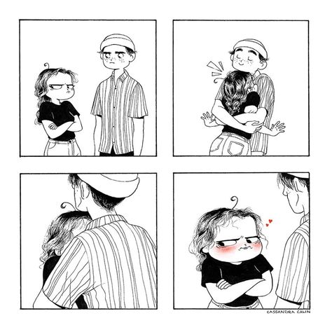 C Cassandra Comics, Cassandra Comics, Cassandra Calin, C Cassandra, Relationship Comics, Couples Comics, Funny Comic Strips, 수채화 그림, Couple Drawings