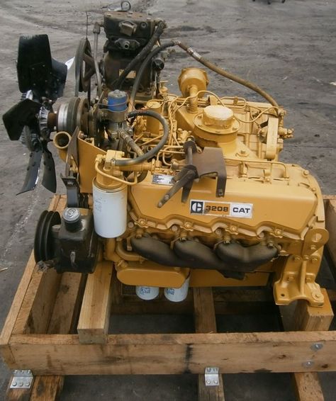 Caterpillar "3208" V-8 diesel engine. Small Diesel Generator, Oil Rig Jobs, Diesel Mechanics, Cat Power, Caterpillar Engines, Cat Engines, Detroit Diesel, Diesel Cars, Custom Big Rigs