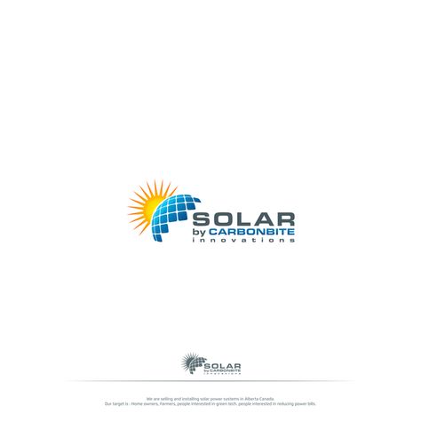 Create a logo and website for a solar power instillation and sales company. by Jeruk's Solar Company Logo, Green Energy Logo, Solar Logo, Arabic Logo, Business Card Logo Design, Power Logo, Internet Logo, Energy Logo, Solar Companies