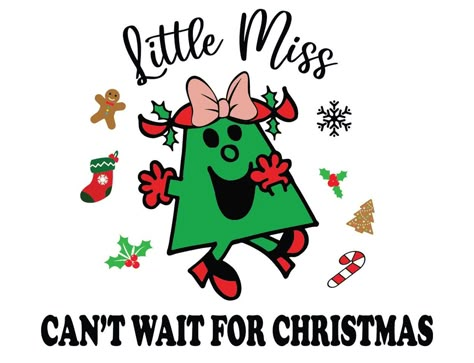 Little Miss Christmas Shirt, Little Miss No Name, Lil Miss Characters Mean, Lil Miss Characters Funny, Little Miss Christmas, Mister And Misses, Little Miss Memes, Easy Graffiti Drawings, Little Miss Characters