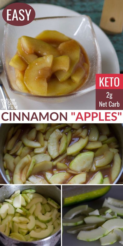 Keto Apple Pie Filling, Low Carb Apple Pie, Keto Apple Pie, Low Sugar Diet Recipes, Healthy Low Carb Dinners, Low Fat Low Carb, Low Carb Low Fat Recipes, Apple Pie Filling, Diet Recipes Easy