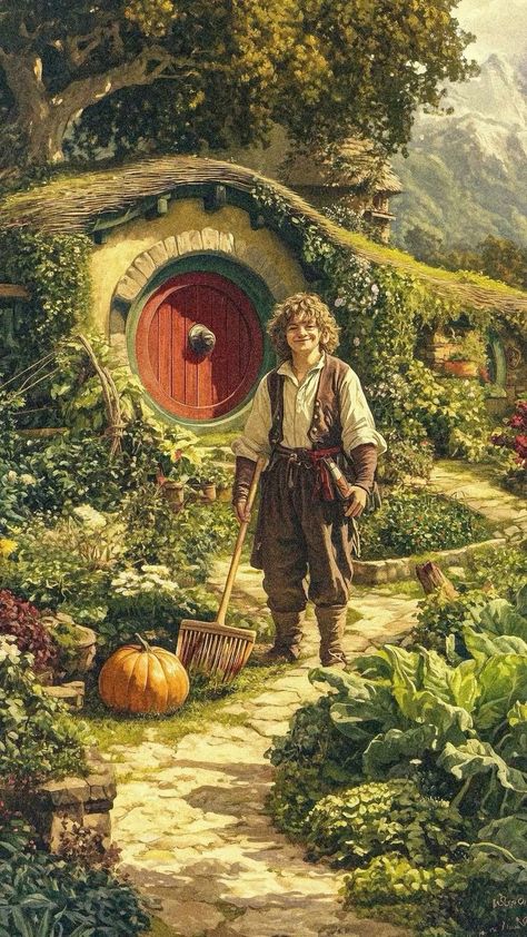 Lord If The Rings, Hobbit Art, The Fellowship Of The Ring, Fantasy Garden, Halloween Room, Tolkien Art, There And Back Again, Lotr Art, Halloween Room Decor