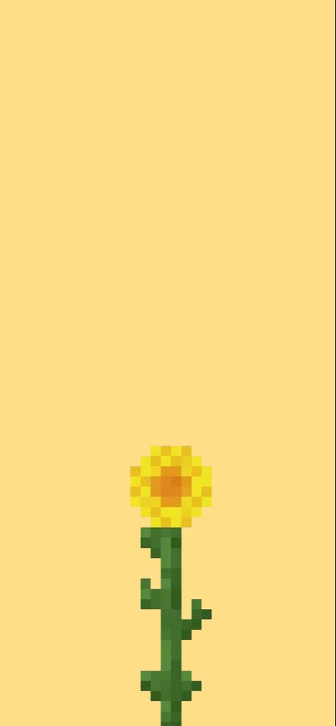 Minecraft Flowers Aesthetic, Minecraft Sunflower Aesthetic, Yellow Minecraft Aesthetic, Minecraft Sunflower, Minecraft Iphone Wallpaper, Minecraft Phone Wallpaper Aesthetic, Yellow Minecraft, Minecraft Sunset Wallpaper, Ip Xr